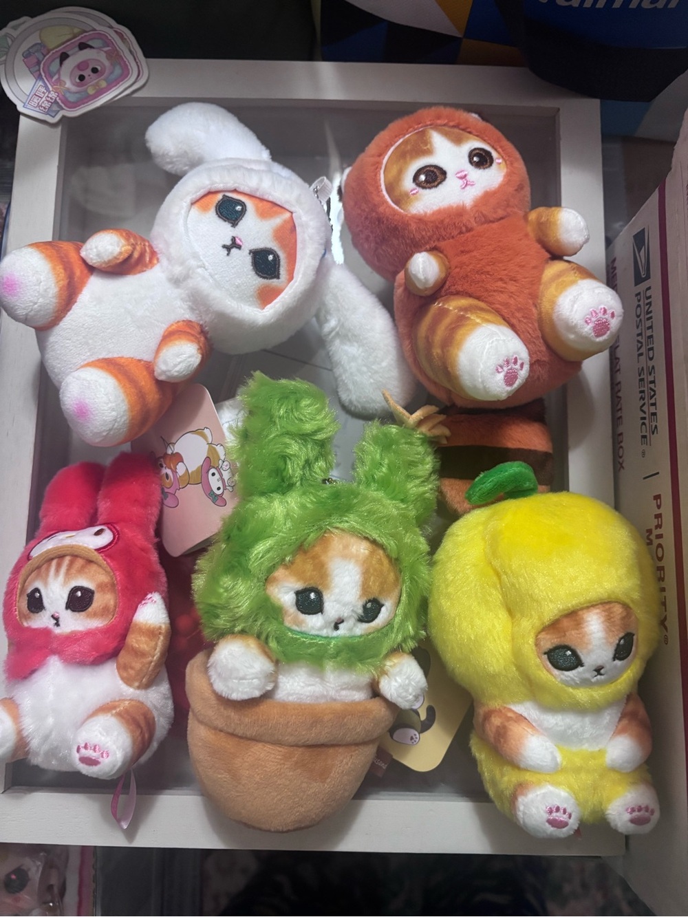 Mofusand plush keychain lot